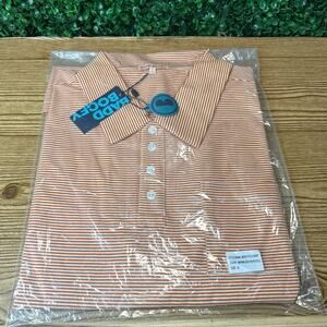 NWT Badd Bogey Mens Golf Polo Shirt Marmalade Sz XL New Mens Gift